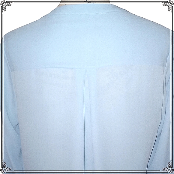 Vince Camuto Long Sleeve Keyhole Wrap Front Blouse Size Small - Picture 12 of 13